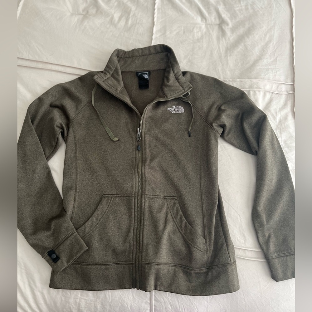 North Face zip-up sweatshirt